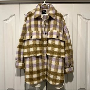 Zara Plaid Shacket